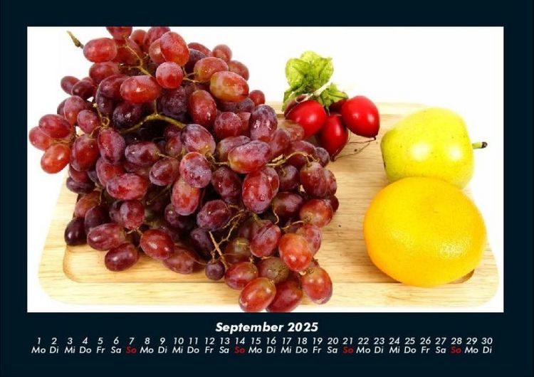Produktbild: Fr&uuml;chte 2025 Fotokalender DIN A4