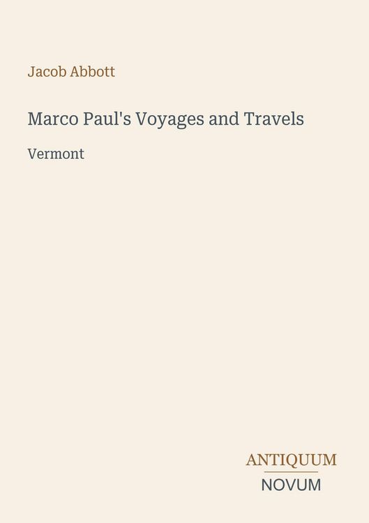 Produktbild: Marco Paul's Voyages and Travels