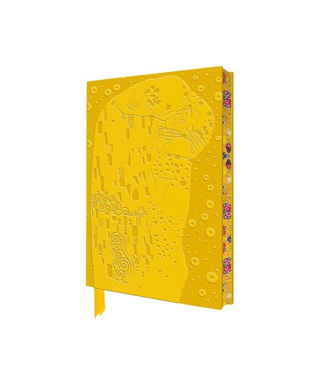 Produktbild: Exquisit Premium Notizbuch DIN A6: Gustav Klimt, Der Kuss