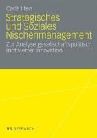 Produktbild: Strategisches und soziales Nischenmanagement