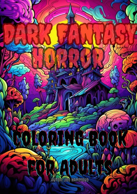 Produktbild: Nightmarish Shadows: A Horror Coloring Book for the Brave