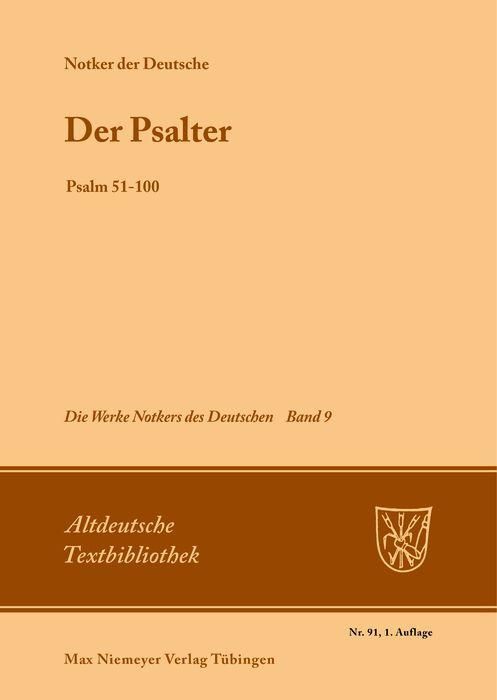Produktbild: Der Psalter