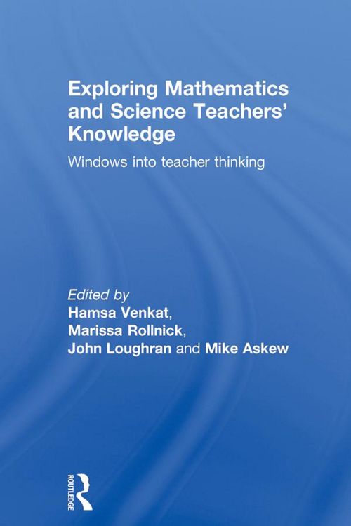 Produktbild: Exploring Mathematics and Science Teachers' Knowledge