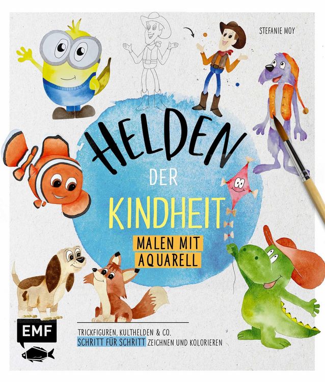 Produktbild: Helden der Kindheit - Malen mit Aquarell