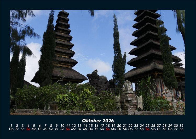 Produktbild: Indonesien 2026 Fotokalender DIN A4