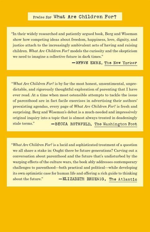 Produktbild: What Are Children For?