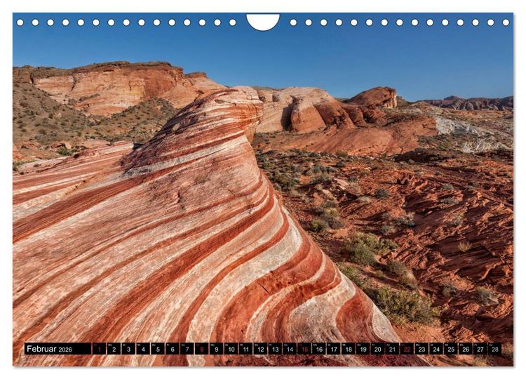 Produktbild: USA Kalender Deluxe (Wandkalender 2026 DIN A4 quer), CALVENDO Monatskalender