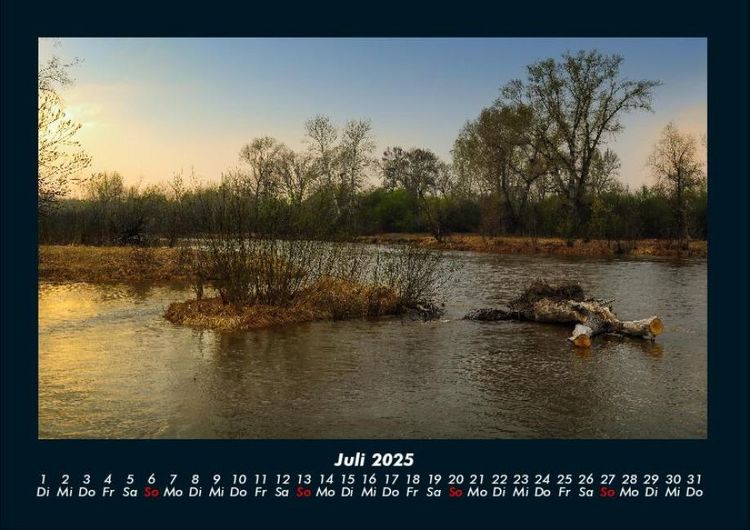 Produktbild: Landschaftskalender 2025 Fotokalender DIN A4