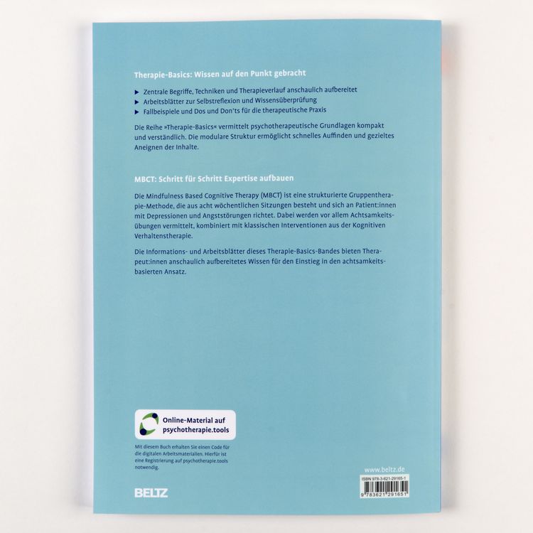 Produktbild: Therapie-Basics Mindfulness-Based Cognitive Therapy (MBCT)
