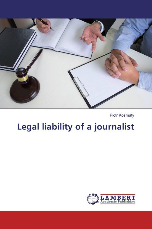 Produktbild: Legal liability of a journalist