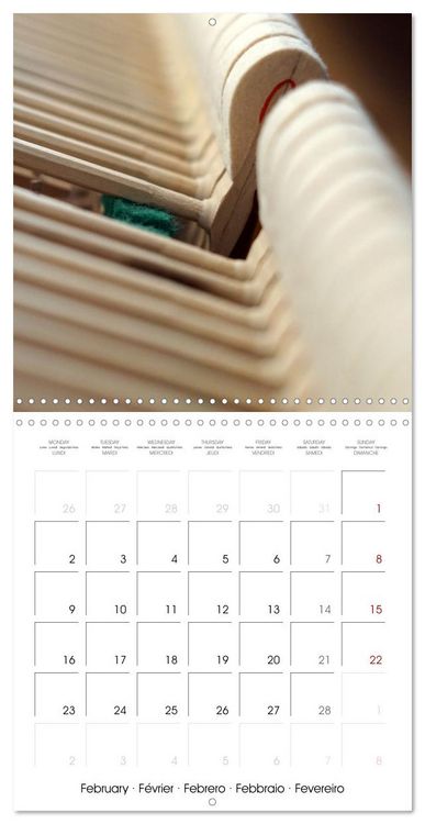 Produktbild: Moments de Piano (Calendrier mural carr&eacute; 2026 30x30 cm) Calendrier double avec une page pour vos prises de notes