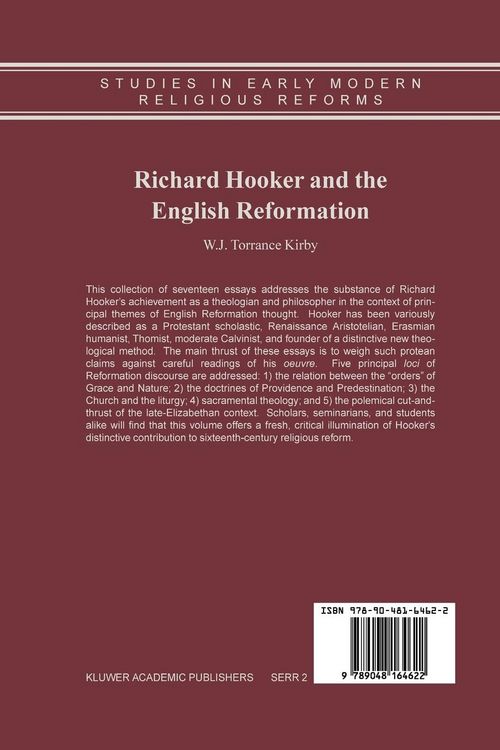 Produktbild: Richard Hooker and the English Reformation