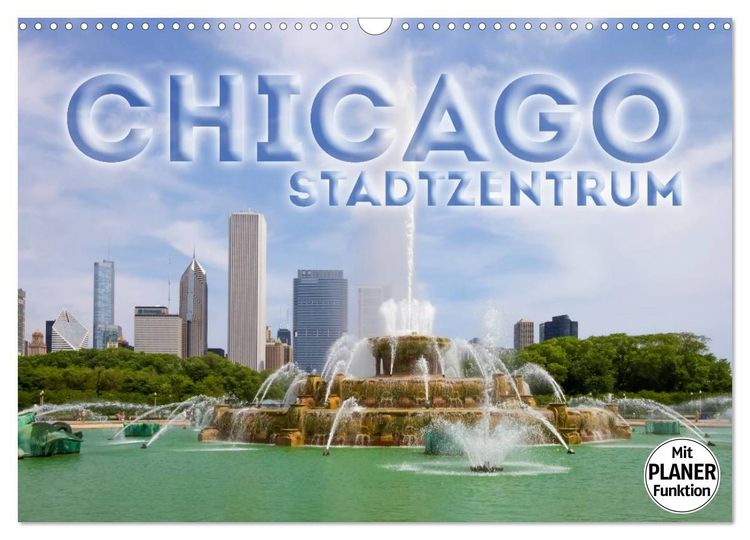Produktbild: CHICAGO Stadtzentrum (Wandkalender 2026 DIN A3 quer), CALVENDO Monatskalender
