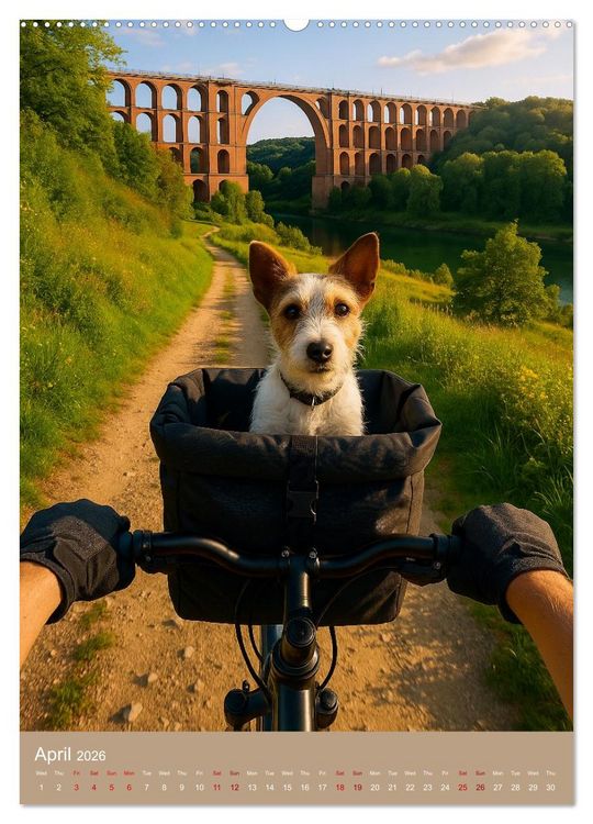Produktbild: Cycling in Germany (High Quality Premium Wall Calendar 2026 DIN A2 portrait),CALVENDO 12 Month Wall Calendar