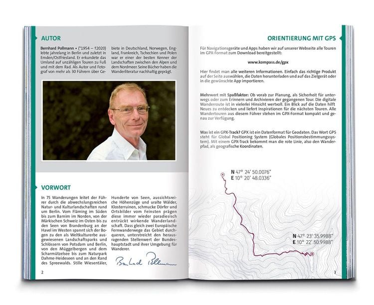 Produktbild: KOMPASS Wanderf&uuml;hrer Berlin-Brandenburg, 75 Touren