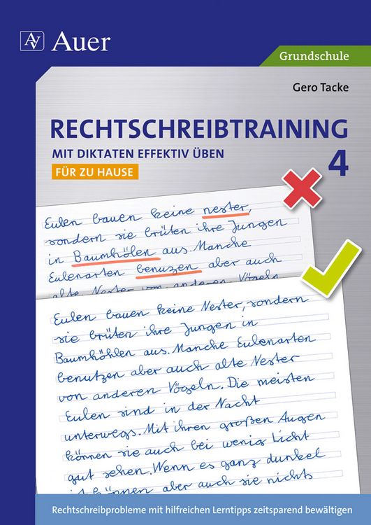Produktbild: Rechtschreibtraining: Mit Diktaten effektiv &uuml;ben 4