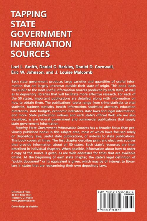 Produktbild: Tapping State Government Information Sources