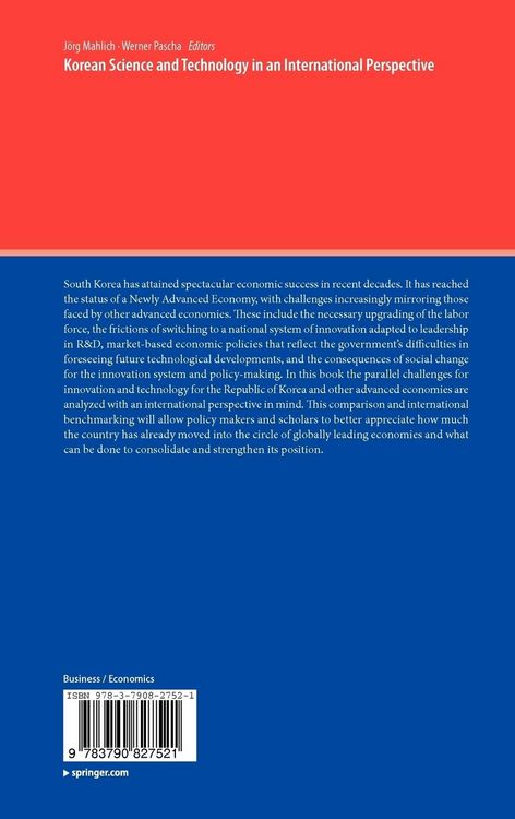 Produktbild: Korean Science and Technology in an International Perspective