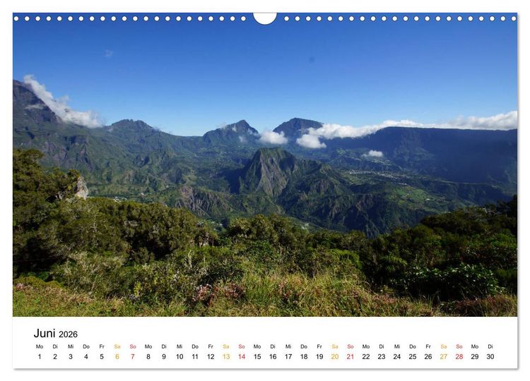 Produktbild: La R&eacute;union - Auf der Insel der Gef&uuml;hle (Wandkalender 2026 DIN A3 quer), CALVENDO Monatskalender
