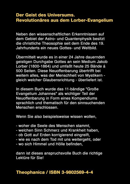 Produktbild: Der Geist des Universums