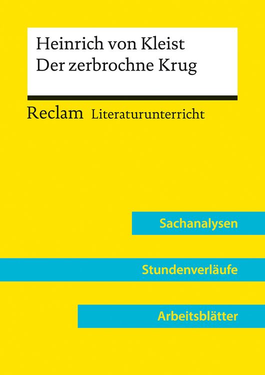 Produktbild: Heinrich von Kleist: Der zerbrochne Krug (Lehrerband)