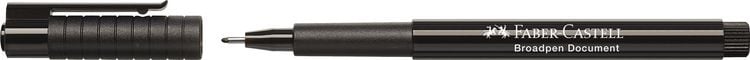 Produktbild: Faber-Castell Fineliner Broadpen 1554 schwar