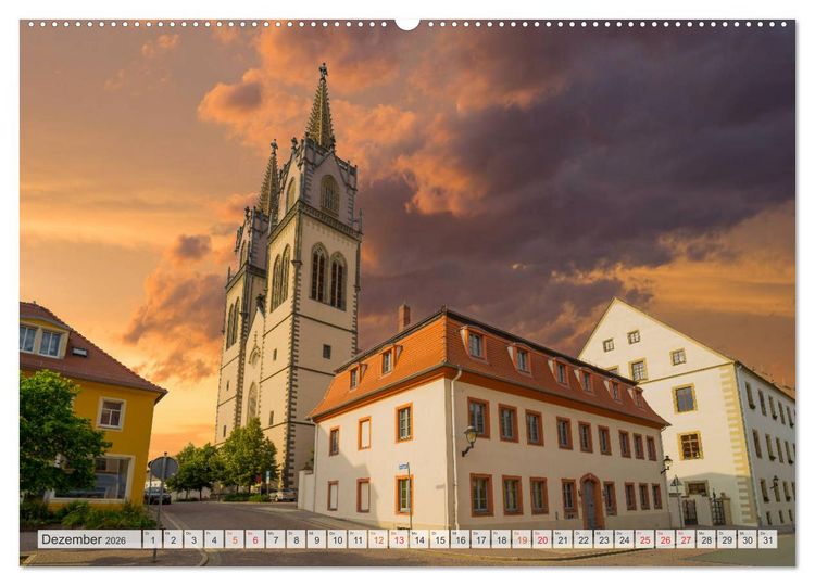 Produktbild: Oschatz Impressionen (Wandkalender 2026 DIN A2 quer), CALVENDO Monatskalender