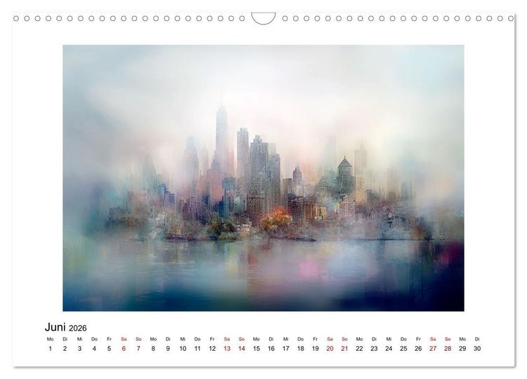 Produktbild: Fantasiest&auml;dte (Wandkalender 2026 DIN A3 quer), CALVENDO Monatskalender