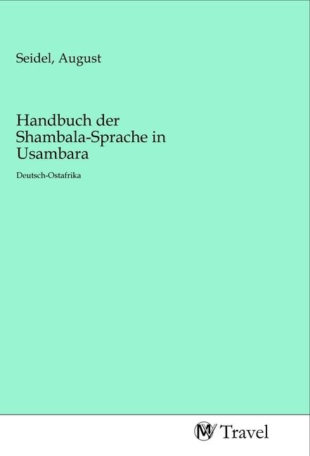 Produktbild: Handbuch der Shambala-Sprache in Usambara