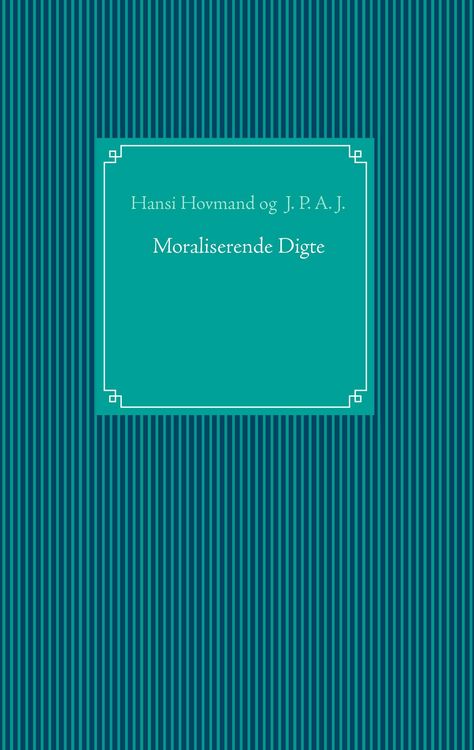Produktbild: Moraliserende Digte