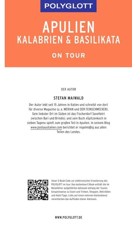 Produktbild: POLYGLOTT on tour Reisef&uuml;hrer Apulien/Kalabrien/Basilikata