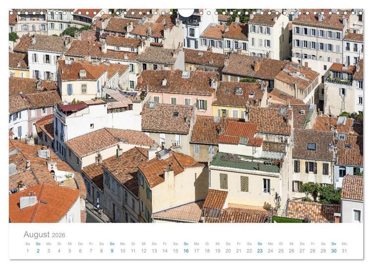 Produktbild: Marseille Maritime Metropole (Wandkalender 2026 DIN A3 quer), CALVENDO Monatskalender