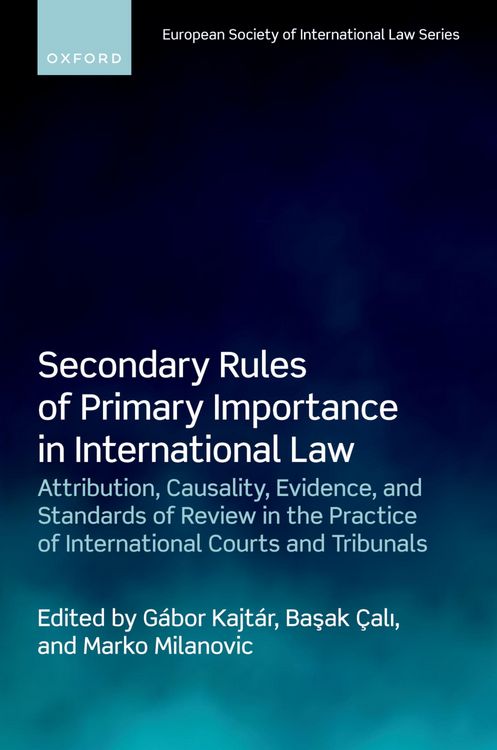 Produktbild: Secondary Rules of Primary Importance in International Law