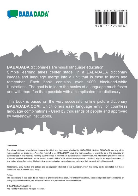 Produktbild: Espa&ntilde;ol de M&eacute;xico con articulos - Babysprache (Scherzartikel), el diccionario visual, BW