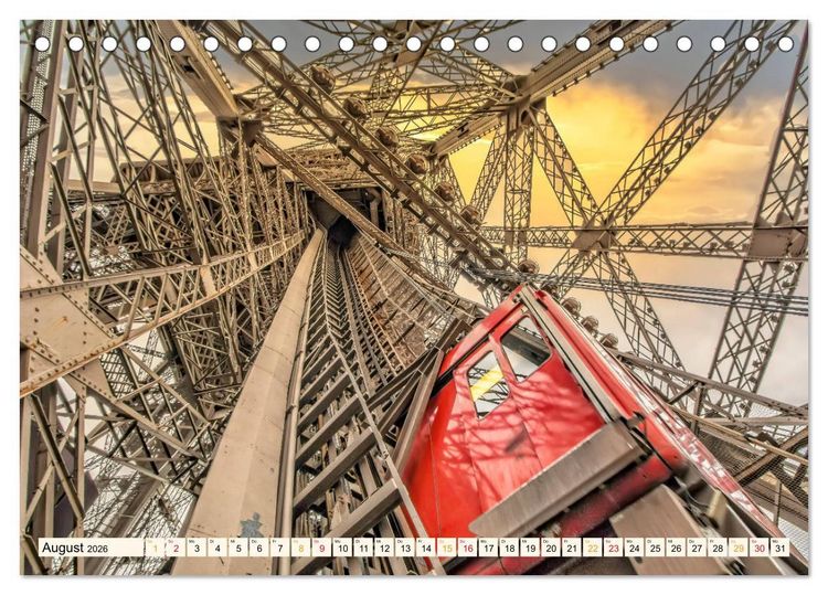 Produktbild: Eiffelturm - Ikone der Architektur (Tischkalender 2026 DIN A5 quer), CALVENDO Monatskalender