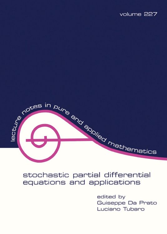 Produktbild: Stochastic Partial Differential Equations and Applications