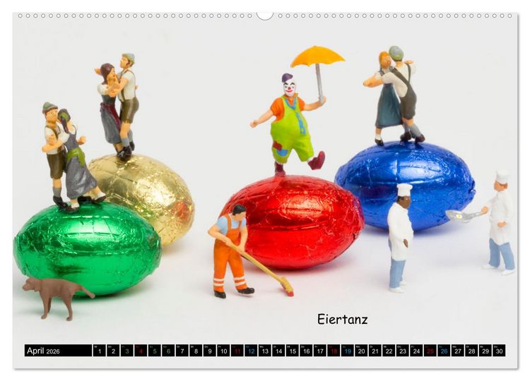 Produktbild: Brokkolif&auml;ller ... und andere Mini-Welten (Wandkalender 2026 DIN A2 quer), CALVENDO Monatskalender