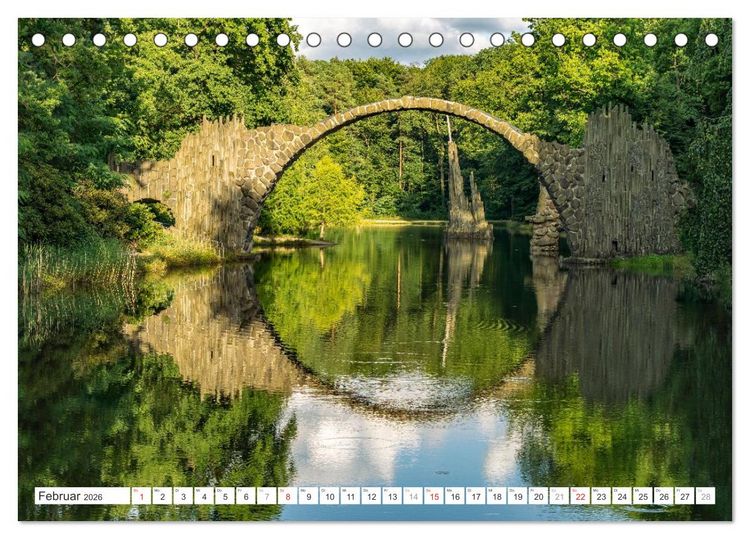 Produktbild: Die deutschen Bundesl&auml;nder - Sachsen (Tischkalender 2026 DIN A5 quer), CALVENDO Monatskalender