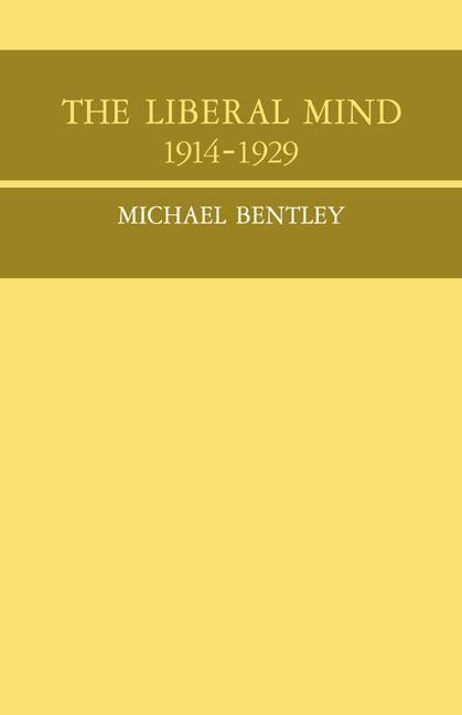 Produktbild: The Liberal Mind 1914-29