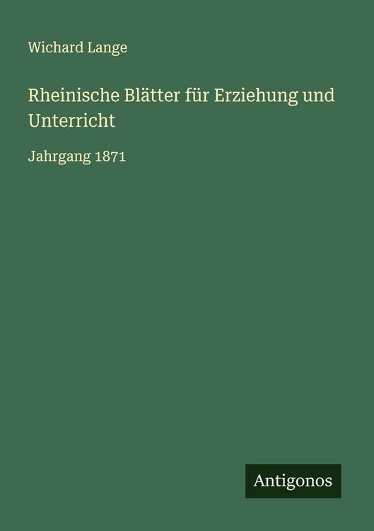 Produktbild: Rheinische Bl&auml;tter f&uuml;r Erziehung und Unterricht