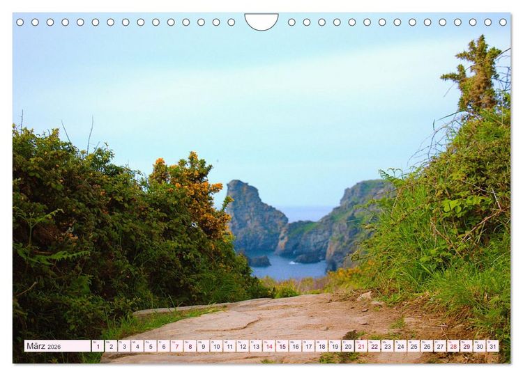 Produktbild: Cornwall im Fr&uuml;hling (Wandkalender 2026 DIN A4 quer), CALVENDO Monatskalender