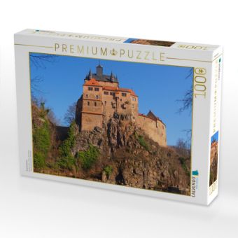 Produktbild: CALVENDO Puzzle Burg Kriebstein | 1000 Teile Lege-Gr&ouml;&szlig;e 64x48cm Foto-Puzzle f&uuml;r gl&uuml;ckliche Stunden