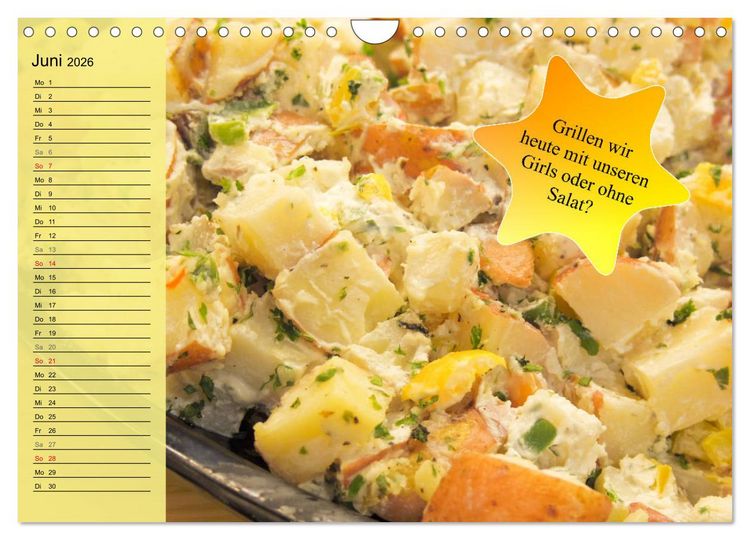 Produktbild: Auftragsgriller f&uuml;r effektive Fettverbrennung! Denn Grillsaison ist immer! (Wandkalender 2026 DIN A4 quer), CALVENDO Monatskalender