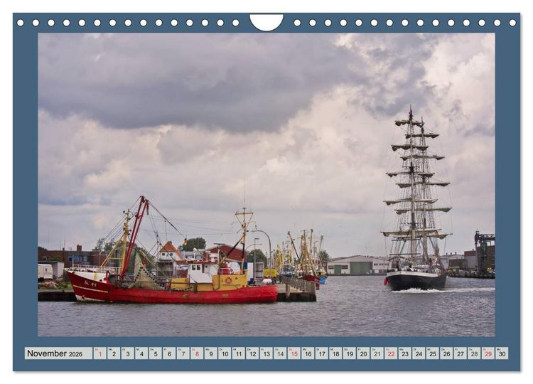 Produktbild: B&uuml;sum an der Nordsee (Wandkalender 2026 DIN A4 quer), CALVENDO Monatskalender