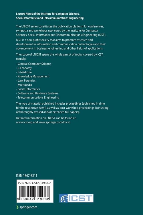 Produktbild: Security and Privacy in Communication Networks
