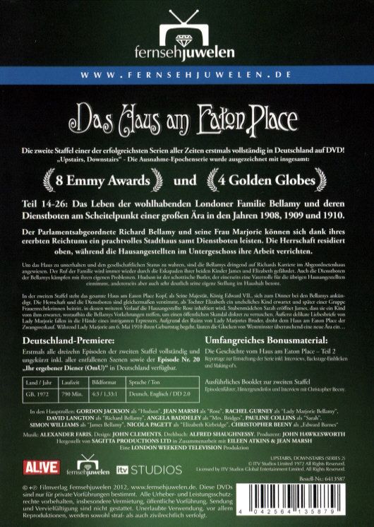 Produktbild: Das Haus am Eaton Place - Staffel 2 [4 DVDs]