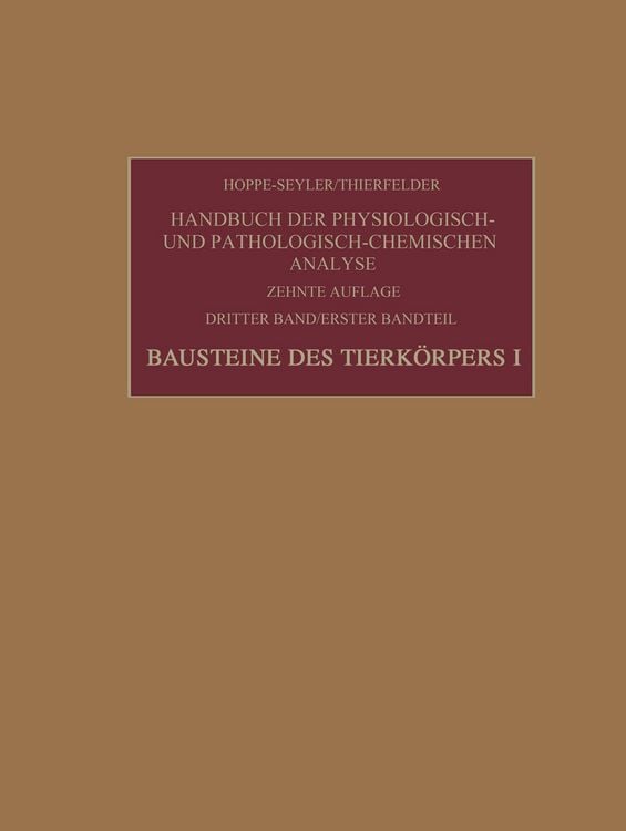 Produktbild: Bausteine des Tierk&ouml;rpers I