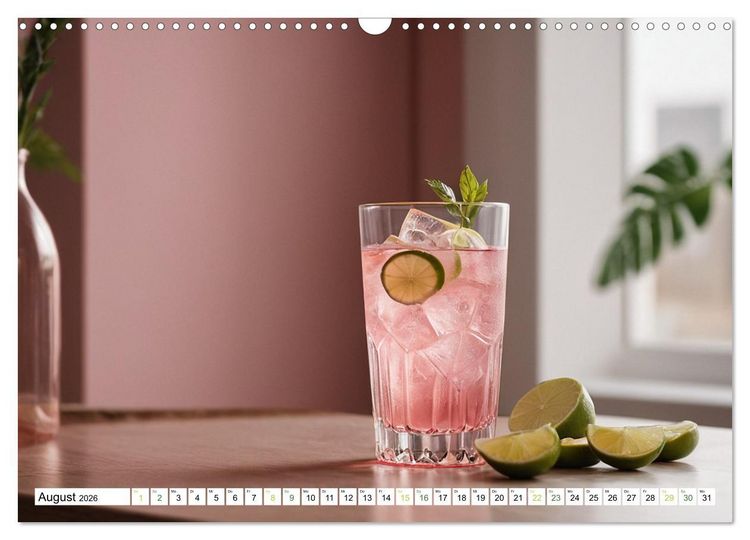 Produktbild: Dein Monat dein Cocktail (Wandkalender 2026 DIN A3 quer), CALVENDO Monatskalender