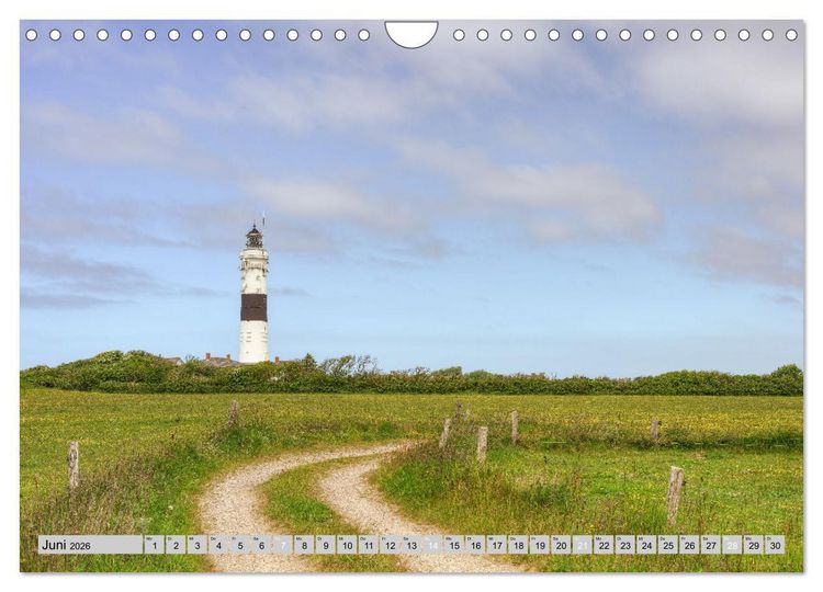 Produktbild: Wundersch&ouml;nes Sylt - Perle der Nordsee (Wandkalender 2026 DIN A4 quer), CALVENDO Monatskalender