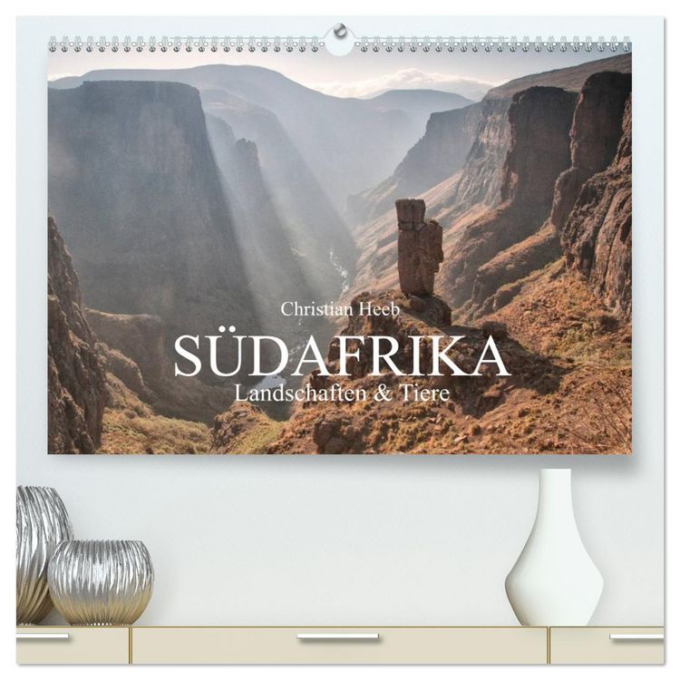 Produktbild: S&uuml;dafrika / Landschaften & Tiere / Christian Heeb (hochwertiger Premium Wandkalender 2026 DIN A2 quer), Kunstdruck in Hochglanz
